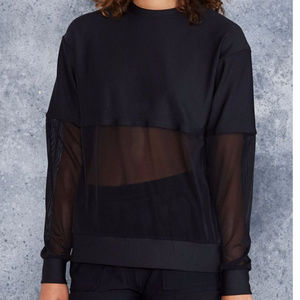 Blackmilk Sheer Spliced Sweatshirt